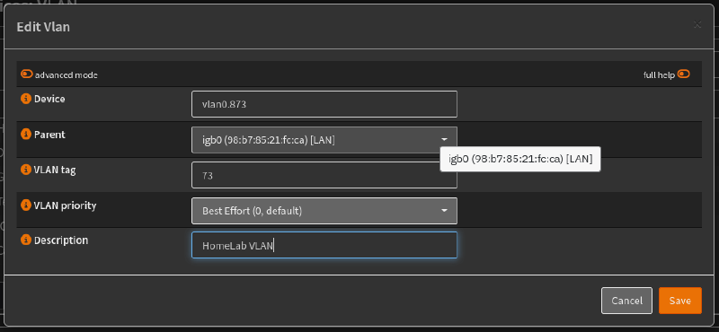VLAN Device