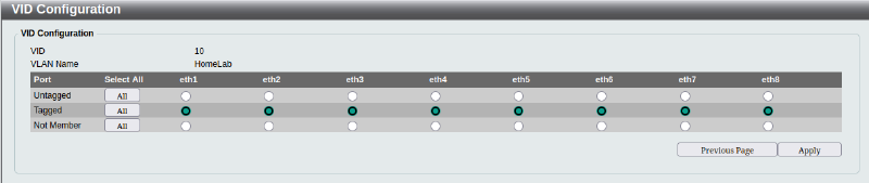 D-Link VLAN
