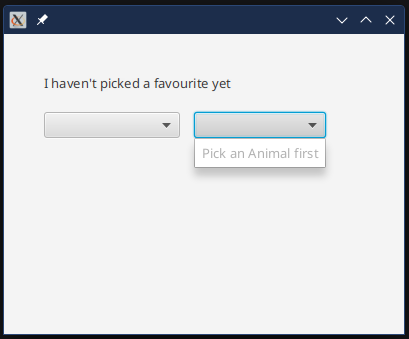 ComboBox Placeholder