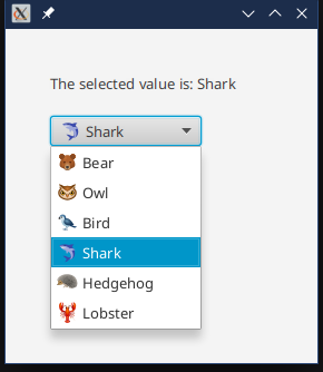 ComboBox with Animal Images